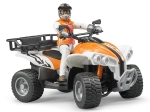 Bruder bworld quad bike with driver 1:16