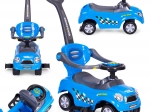 Children's Ride-on 3-in-1 with Steering Wheel and Sounds - Blue