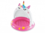 INTEX kids' inflatable unicorn pool with canopy