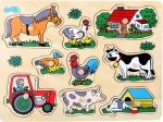 Mala noga Umetni Puzzle Farma