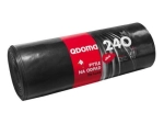 Strong trash bags 240 l, black, 120 × 145 cm (10 pcs)