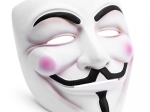 Maska guy fawkes ANONYMOUS V JAKO VENDETA, bílá