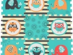 Soft foam puzzle Owl and Elephant 9 pcs