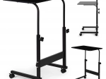 Mobile Laptop Table Black