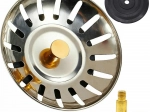 Metal Sink Strainer with Drain Basket