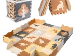 Pěnová dětská podložka puzzle dinosauři 143 × 143 cm, 36 dílů