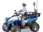 Bruder Blue Police Quad with Figurine