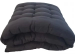 Premium crni madrac za krevet, kauč i ležaljku 193 × 68 cm