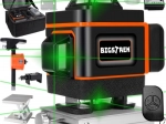 Præcis 4D laser vaterpas 16 linjer - grøn laser 360°