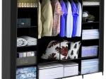 Tekstilgarderobe XXL 170x170 cm Ruhhy
