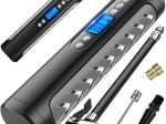 Battery Compressor for Tires and Cars with LCD Display