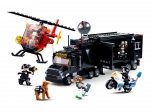 SLUBAN rendőrségi SWAT mobil bázis helikopterrel és motorral