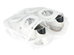 Practical mesh shoe washing bag with zipper 28 × 27 cm