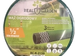 Gartenschlauch 30 m, 1/2", 3-schichtig, flexibler und langlebiger Gummischlauch