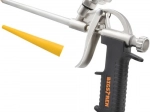Pistola per schiuma di montaggio con corpo in metallo e regolazione del dosaggio