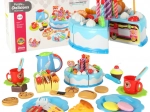Rođendanska torta za rezanje na čičak, 80-dijelni set – plava