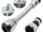 Flexible Faucet Extender with Dual Spray Modes