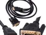 VGA to HDMI Cable 2 Meters with Gold-Plated Connectors