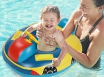Children's Inflatable Water Ring with Steering Wheel and Seat