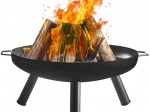 Garden fire pit with handles and tripod 60 cm