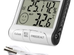 Digital thermometer and hygrometer with outdoor sensor
