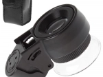 Pocket Jewelry Magnifier 45x with LED and UV Lighting