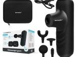 Mini massage gun Isomedix with 5 modes, 4 attachments and case