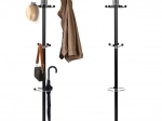 Free-standing clothes rack 172 cm, metal, 16 hooks, ModernHome