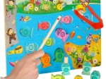 Drvena magnetska igra ribice i pčelice montessori 3u1