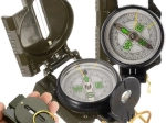 Militärischer Linsenkompass mit Metallgehäuse