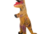 Costume gonflable dinosaure T‑REX, marron, pour taille 150–190 cm
