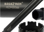 Diamond core bit 63 × 450 mm BIGSTREN, 1-1/4" UNC thread for concrete and stone