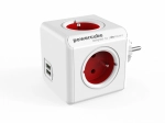 PowerCube Original USB Power Outlet Splitter red