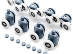 Shower Door Rollers, Set of 8