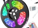SMD 5050 RGB LED Strip 4.5 m Waterproof Set with Remote Control