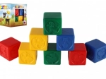 Barvne plastične kocke za otroke z živalmi, set 8 kos