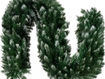 Orezana božićna girlanda sa snježnim efektom 270 cm
