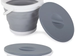 5 L Collapsible Silicone Bucket with Lid