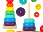 Wooden Rainbow Stacking Tower