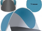 Pop-up beach tent 145 × 100 × 70 cm – turquoise and white