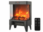 Electric fireplace with LED flames 2000 W, 32.2 × 18 × 52.3 cm