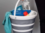 Foldable reinforced silicone bucket 10 l