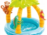 Inflatable Children's Pool with Island Canopy Intex
