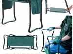 Folding Garden Kneeler and Stool 3-in-1 with Organizer