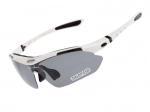 Photochromic cycling glasses Rockbros white