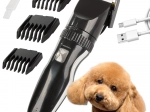 Cordless pet hair trimmer for dogs and cats