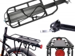 Rear aluminum universal bike rack 30 kg