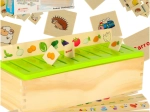 Wooden Educational Sorter – Logical Sorting Game for Pictures and Shapes