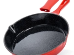 Gusseisenpfanne mit Emaille und Silikon-Griffhülle Cast Enamel 25 cm