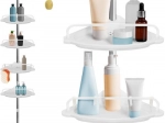 RUHHY Corner Shower Caddy with Telescopic Pole 230–300 cm